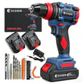 Brushless 16.8V Wireless Screw Drill with 2 Batteries, Complete Kit for DIY and Works
