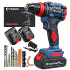 Brushless 16.8V Wireless Screw Drill with 2 Batteries, Complete Kit for DIY and Works