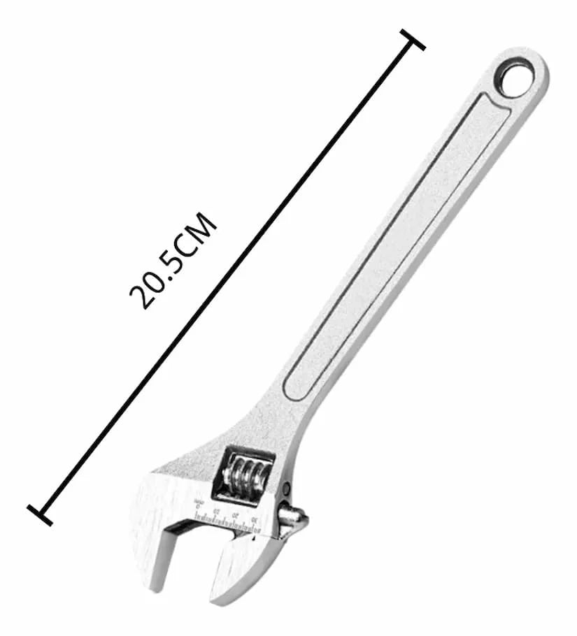 8 Inch 200mm Professional Crv 8 Inch Adjustable Wrench
