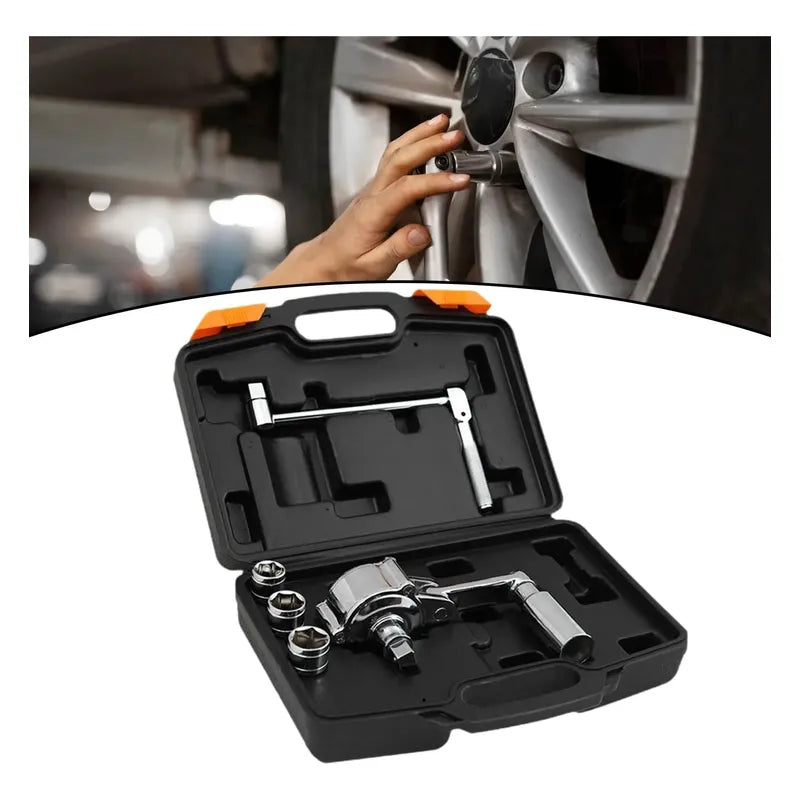 Chave Multiplicadora de Torque com Maleta   Desforcímetro 5.500 Nm, Relação 1:64, Encaixe 1"   Para Carros ,Caminhões,