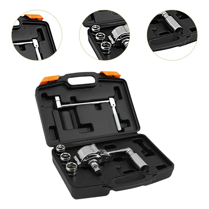 Chave Multiplicadora de Torque com Maleta   Desforcímetro 5.500 Nm, Relação 1:64, Encaixe 1"   Para Carros ,Caminhões,