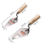 6/7 inch Construction Tools Putty Knife Brick Trowel Laying Carbon Steel Blade Pointing Plaster Tool Carbon Steel For Tiling