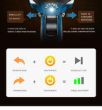 Kamolee 1800 N.m High Torque Cordless Impact Wrench 18V-21V 1/2 Inch Battery Rechargeable Brushless Electric Wrench Tool Set