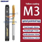 DESKAR Numerical Control Straight Groove Anti-seismic With Screw Tip Tap M3/M4/M5/M6/M8/M10/M12 Anti Shake Drill Bit at The Tips