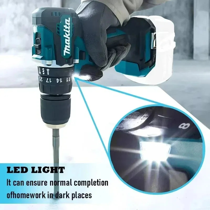 Makita DDF487 18V Brushless Electric Drill Impact Tool for Decoration Teams Professional Power Tools