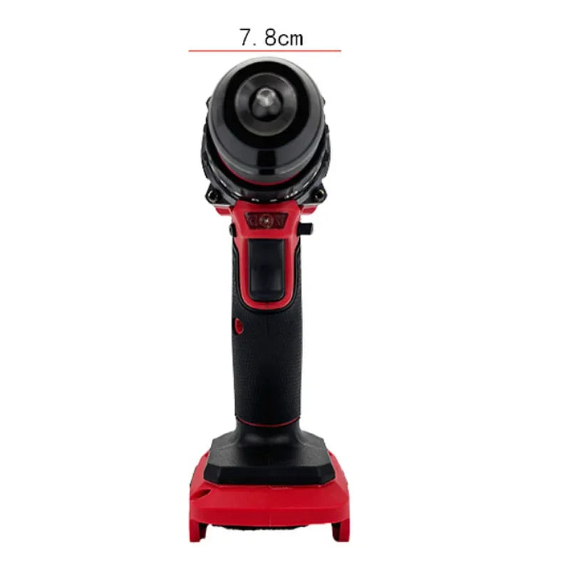 For Milwaukee 18V Battery Brushless Electric Drill 20+3 Torque Cordless Impact Drill Hammer Multifunctional Power Tools
