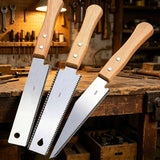 Japanese Style Hand Saw Single/Double Sided Fine Tooth Wood Saw SK5 Steel Flexible Hand Saw Garden Hand Tool for Woodworking