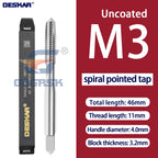 DESKAR Numerical Control Straight Groove Anti-seismic With Screw Tip Tap M3/M4/M5/M6/M8/M10/M12 Anti Shake Drill Bit at The Tips