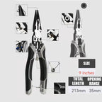 Universal Multifunctional Diagonal Pliers Needle Nose Pliers Hardware Tools Universal Wire Cutters Electrician Wire Pliers