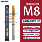 DESKAR Numerical Control Straight Groove Anti-seismic With Screw Tip Tap M3/M4/M5/M6/M8/M10/M12 Anti Shake Drill Bit at The Tips