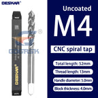 DESKAR Numerical Control Straight Groove Anti-seismic With Screw Tip Tap M3/M4/M5/M6/M8/M10/M12 Anti Shake Drill Bit at The Tips