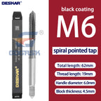 DESKAR Numerical Control Straight Groove Anti-seismic With Screw Tip Tap M3/M4/M5/M6/M8/M10/M12 Anti Shake Drill Bit at The Tips