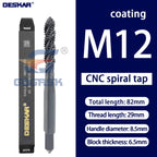 DESKAR Numerical Control Straight Groove Anti-seismic With Screw Tip Tap M3/M4/M5/M6/M8/M10/M12 Anti Shake Drill Bit at The Tips
