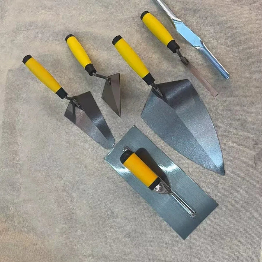 Stainless Steel Plastering Trowel Concrete Trowel Construction Tool Scraping Putty Ash Spoon Trowel Planer