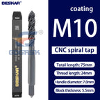DESKAR Numerical Control Straight Groove Anti-seismic With Screw Tip Tap M3/M4/M5/M6/M8/M10/M12 Anti Shake Drill Bit at The Tips