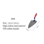 5/6/10/11/12 Inch Putty Knife Brick Trowel Laying Carbon Steel Blade Pointing Plaster Tool Carbon Steel