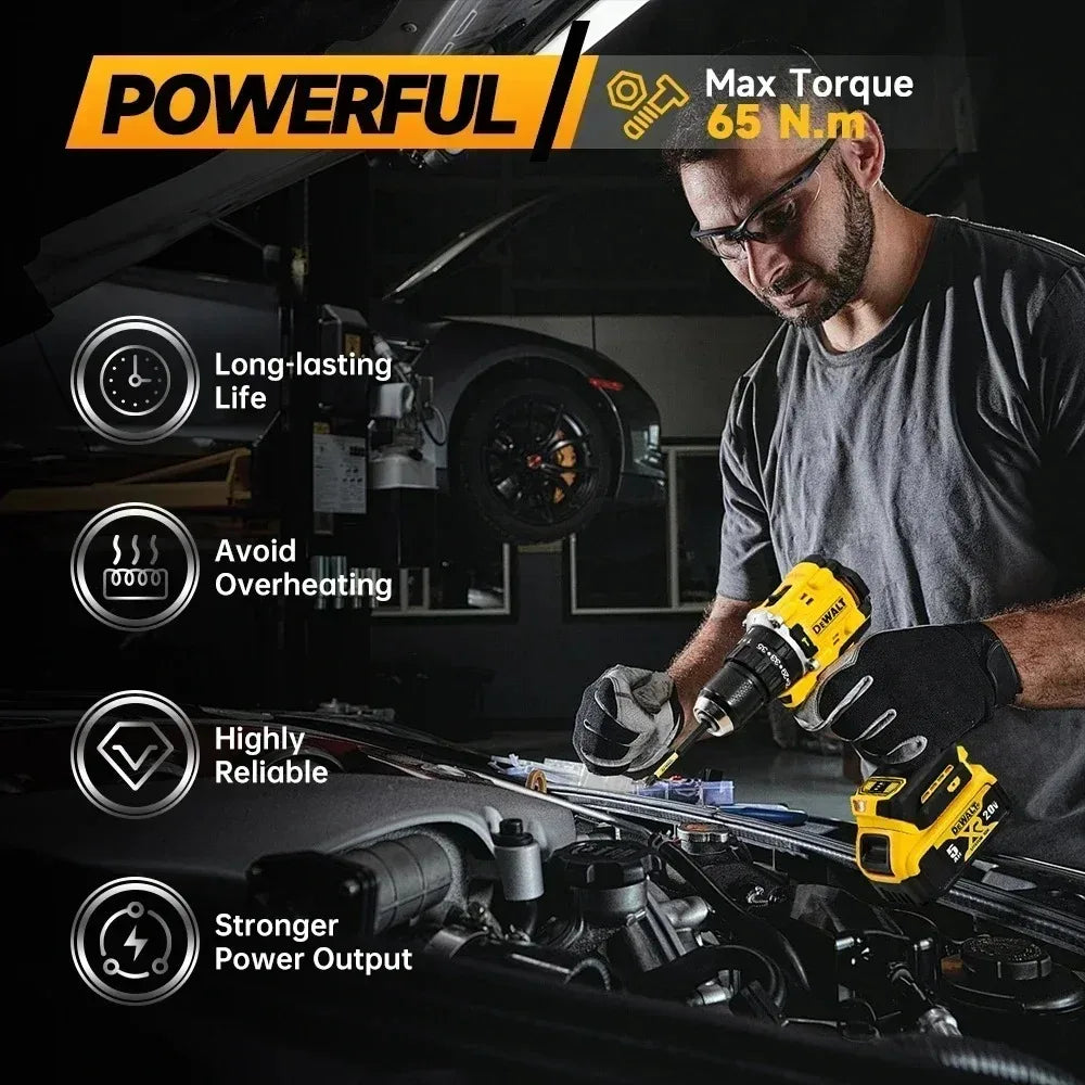 DEWALT DCD805 20V MAX Brushless Cordless Impact Drill Electric Screwdriver Multi-Function Hand Drill Tool