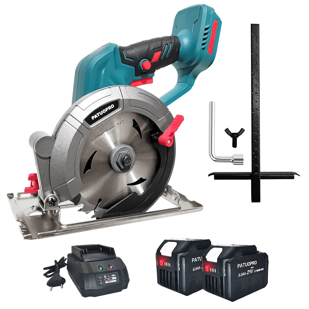 150mm Brushless Electric Circular Saw 6Inch Cordless Handheld Adjustable Electric Saw Wood Cutter Machine For Makita 18V Battery