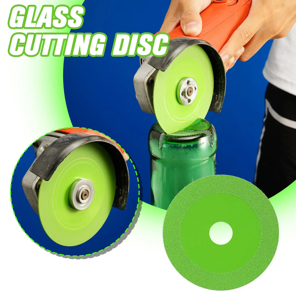 Glass Cutting Disc Diamond 100mm Marble Saw Ceramic Tile Jade Crystal Wine Bottles Grinding Chamfering Glass Cutting Tool 3/1pcs