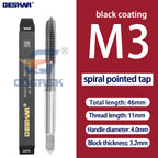 DESKAR Numerical Control Straight Groove Anti-seismic With Screw Tip Tap M3/M4/M5/M6/M8/M10/M12 Anti Shake Drill Bit at The Tips