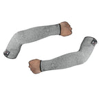 1Pc Level 5 HPPE Safety Working Arm Wrist Cover Outdoor Anti-cutting and Anti-piercing Wrist Cover Woodworking Arm Cover