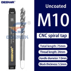 DESKAR Numerical Control Straight Groove Anti-seismic With Screw Tip Tap M3/M4/M5/M6/M8/M10/M12 Anti Shake Drill Bit at The Tips