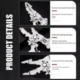 Foldable 18-in-1 Wire Stripping Pliers Crimping Tool - Multifunctional Electrician Pliers, Professional-Grade Electrician Tools