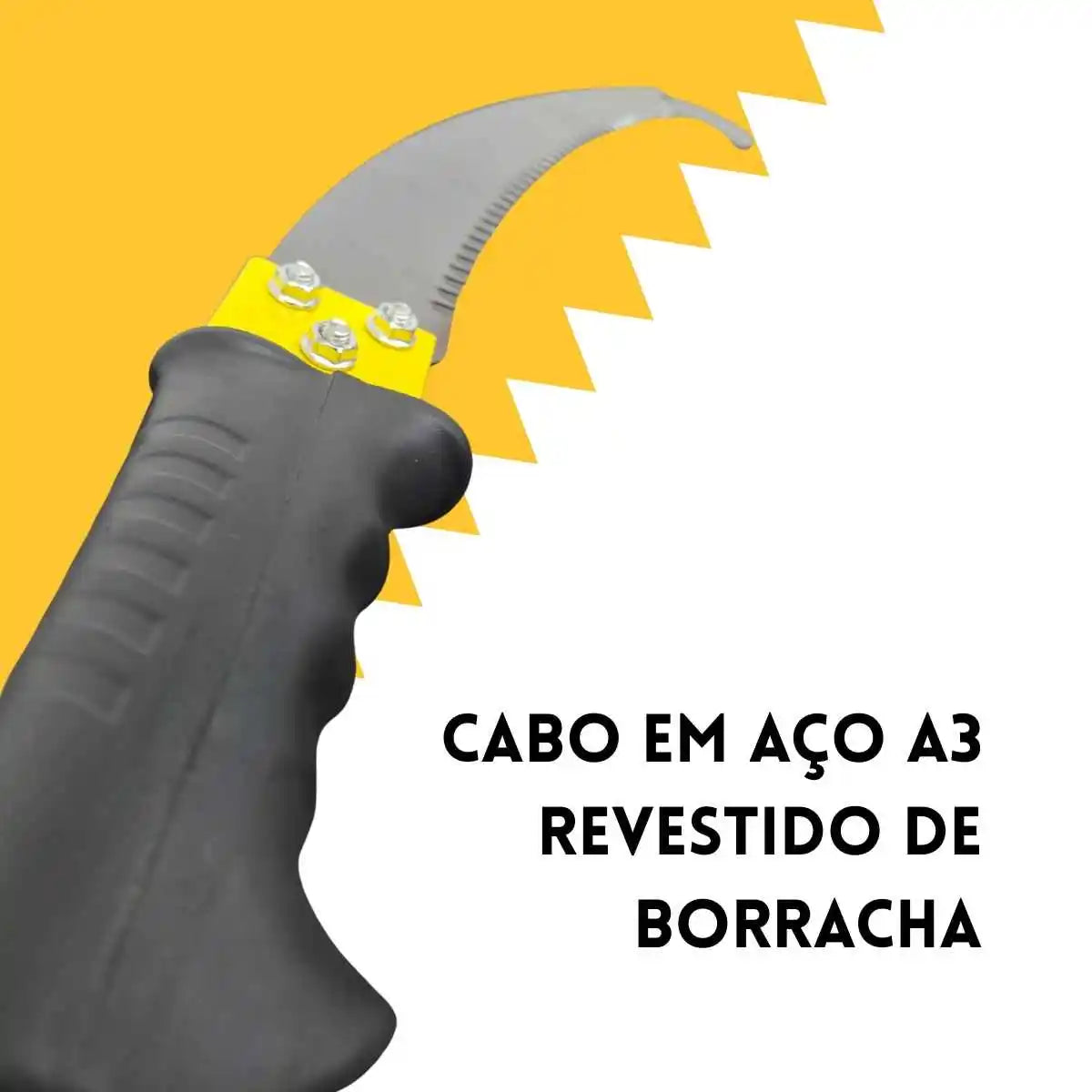 Pruning Saw Branches With Curved Saw 53cm Steel