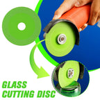 Glass Cutting Disc Diamond 100mm Marble Saw Ceramic Tile Jade Crystal Wine Bottles Grinding Chamfering Glass Cutting Tool 3/1pcs