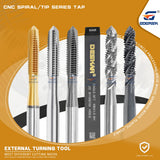 DESKAR Numerical Control Straight Groove Anti-seismic With Screw Tip Tap M3/M4/M5/M6/M8/M10/M12 Anti Shake Drill Bit at The Tips