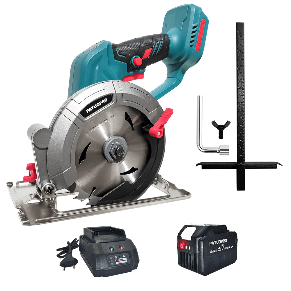 150mm Brushless Electric Circular Saw 6Inch Cordless Handheld Adjustable Electric Saw Wood Cutter Machine For Makita 18V Battery