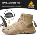 Indestructible Security Protective Boots Men Comfortable Breathable Construction Working Boots Anti-Puncture Work Safety Shoes