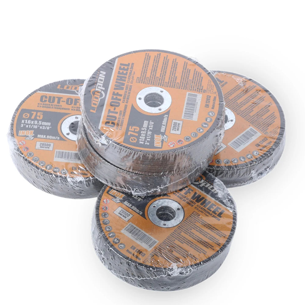 5-50PC 75mm Resin Cutting Disc Grinding Metal Wheel Cut Off Blade for Angle Grinder Metal & Stainless Cutting