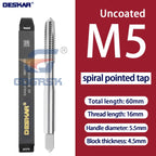 DESKAR Numerical Control Straight Groove Anti-seismic With Screw Tip Tap M3/M4/M5/M6/M8/M10/M12 Anti Shake Drill Bit at The Tips