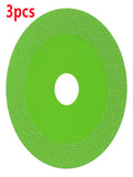 Glass Cutting Disc Diamond 100mm Marble Saw Ceramic Tile Jade Crystal Wine Bottles Grinding Chamfering Glass Cutting Tool 3/1pcs