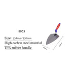 5/6/10/11/12 Inch Putty Knife Brick Trowel Laying Carbon Steel Blade Pointing Plaster Tool Carbon Steel