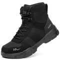 Mens Safety Shoes With Steel Toe Waterproof Boots Puncture Proof Anti-smash Mens Outdoor Work Sneakers Construction Work Shoes