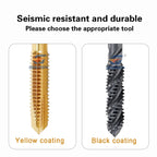 DESKAR Numerical Control Straight Groove Anti-seismic With Screw Tip Tap M3/M4/M5/M6/M8/M10/M12 Anti Shake Drill Bit at The Tips