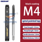 DESKAR Numerical Control Straight Groove Anti-seismic With Screw Tip Tap M3/M4/M5/M6/M8/M10/M12 Anti Shake Drill Bit at The Tips