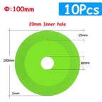 1-25pcs Glass Cutting Disc 100/115/125mm Diamond Wine Bottles Saw Blade Jade Crystal Grinding Chamfering Cutting Blade Glass Cut