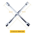 Car Repair Wheel Nut Socket Folding Cross Wrench Spanner Hand Tool Car Repair Tyre Remover Mounting 17 19 21 23mm Hex Socket