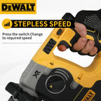 DEWALT 18V/20V MAX Brushless SDS-Plus Rotary Hammer Drill 1" L-Handle 3-Speed Woodworking Impact Drill (Tool Only)