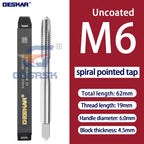 DESKAR Numerical Control Straight Groove Anti-seismic With Screw Tip Tap M3/M4/M5/M6/M8/M10/M12 Anti Shake Drill Bit at The Tips