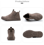 Steel Toe Cap Working Boots Anti-Puncture Work Shoe For ManIndestructible Work Shoes Outdoor Work Shoes Safety Boots for Men