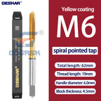 DESKAR Numerical Control Straight Groove Anti-seismic With Screw Tip Tap M3/M4/M5/M6/M8/M10/M12 Anti Shake Drill Bit at The Tips