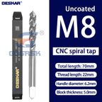 DESKAR Numerical Control Straight Groove Anti-seismic With Screw Tip Tap M3/M4/M5/M6/M8/M10/M12 Anti Shake Drill Bit at The Tips