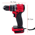 For Milwaukee 18V Battery Brushless Electric Drill 20+3 Torque Cordless Impact Drill Hammer Multifunctional Power Tools