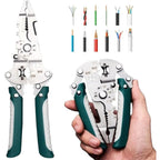 Foldable 18-in-1 Wire Stripping Pliers Crimping Tool - Multifunctional Electrician Pliers, Professional-Grade Electrician Tools