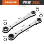 Hi-Spec  4-in-1 Ratchet Wrench 4 Head Sizes Adjustable Socket Wrench Flexible Telescopic Wrench Spanner Hand Tools Wrenches