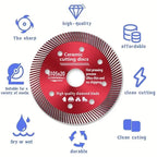 105mm Turbo Diamond Saw Blade Disc Porcelain Tile Ceramic Granite Marble Cutting Blades For Angle Grinder Diamond Saw Blade